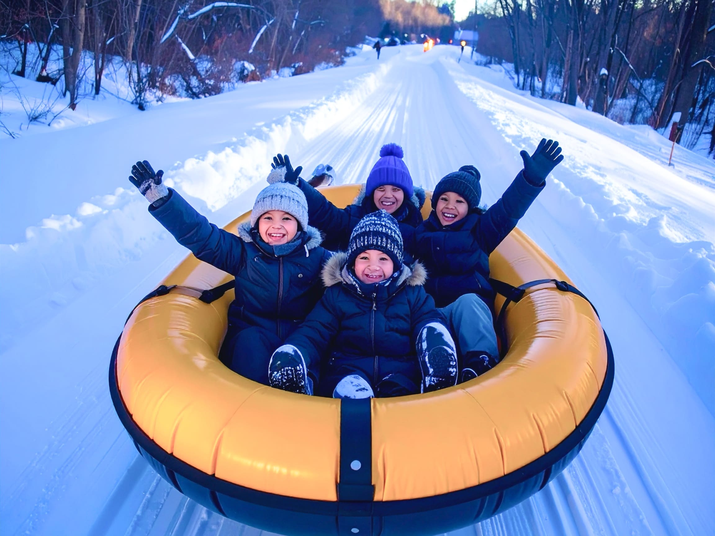 スノーラフティング